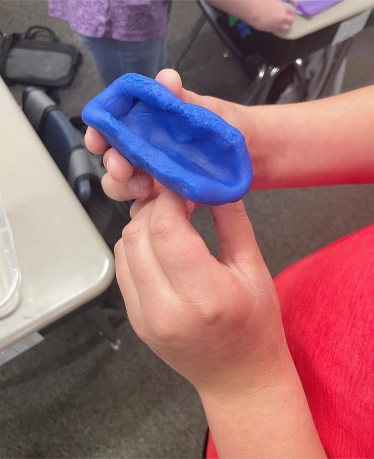 A Play-Doh boat made by a 4th grade student. 